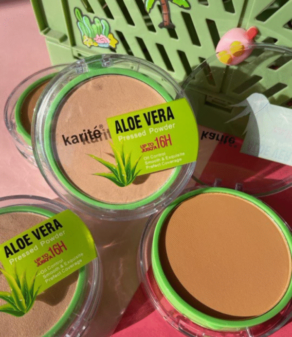 Polvo Compacto Facial Karité con Aloe Vera