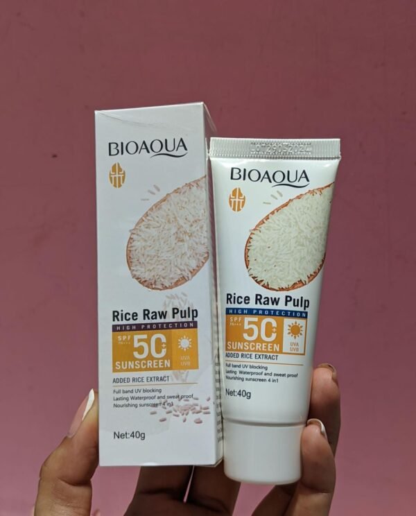 Protector Solar de Arroz SPF